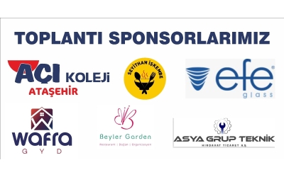 Tanıtım ve 2025 Vizyon Toplantısı Sponsorlarımız